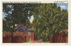 Serpentine Wall, University of Virginia, Charlottesville, Va.