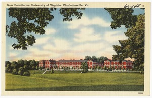 New dormitories, University of Virginia, Charlottesville, Va.