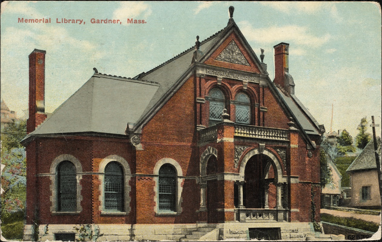 Memorial Library, Gardner, Mass.