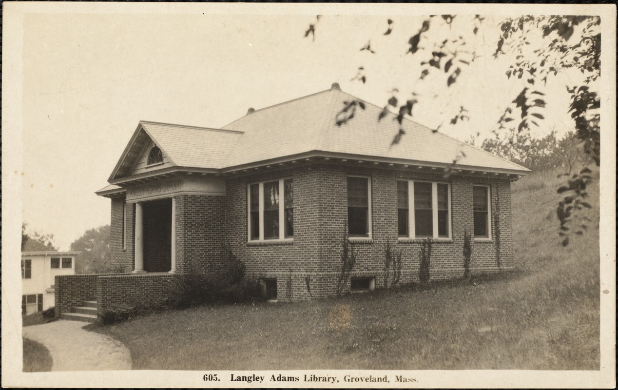 Langley Adams Library, Groveland, Mass.