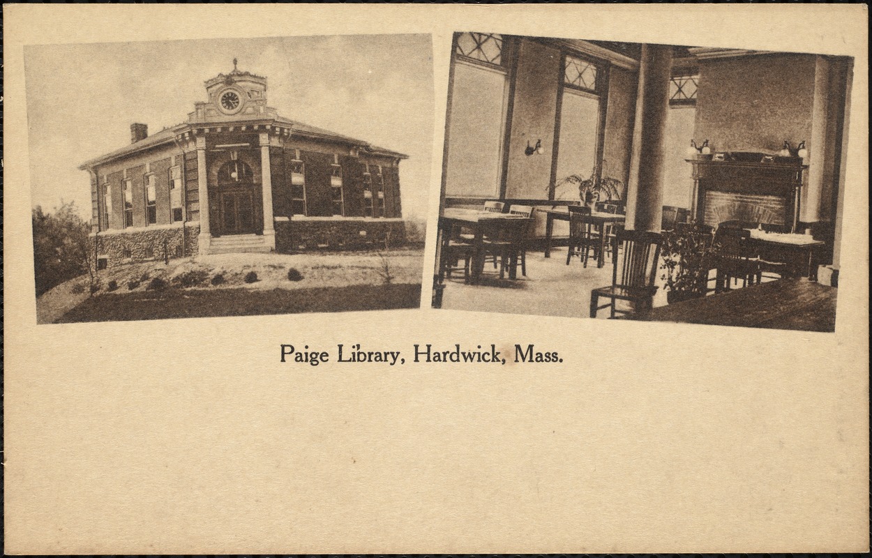 Paige Library, Hardwick, Mass.