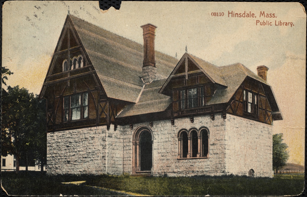 Hinsdale, Mass. Public library Digital Commonwealth