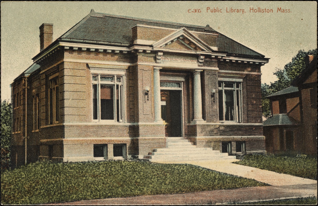 Public library, Holliston, Mass.