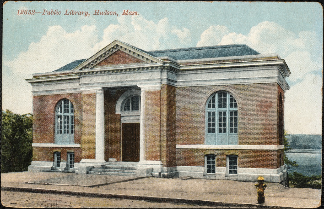 Public library, Hudson, Mass.