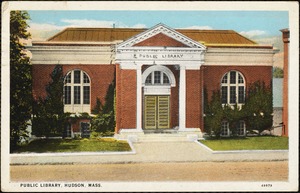 Public library, Hudson, Mass.