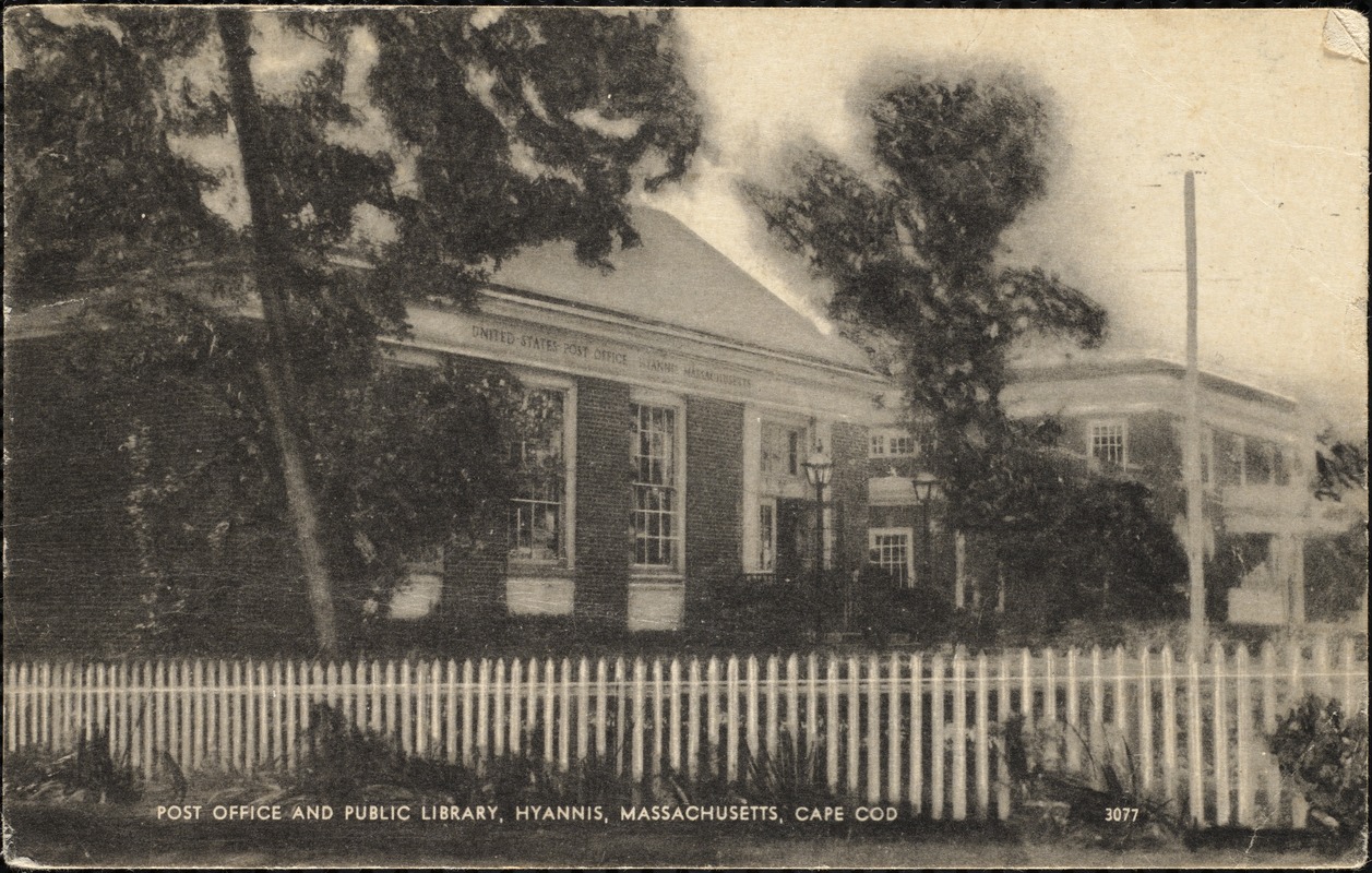 Post office and public library, Hyannis, Massachusetts, Cape Cod