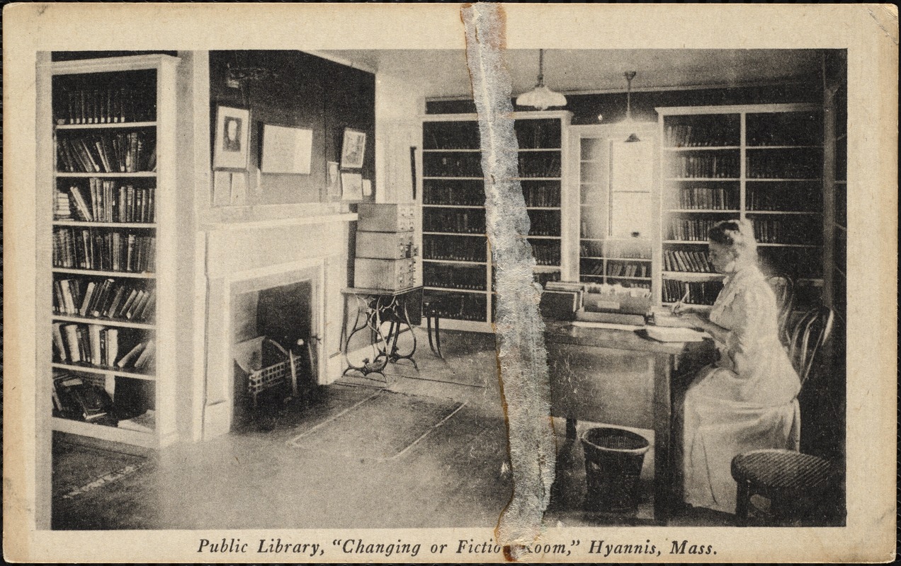 Public library, "Changing or Fiction Room," Hyannis, Mass.