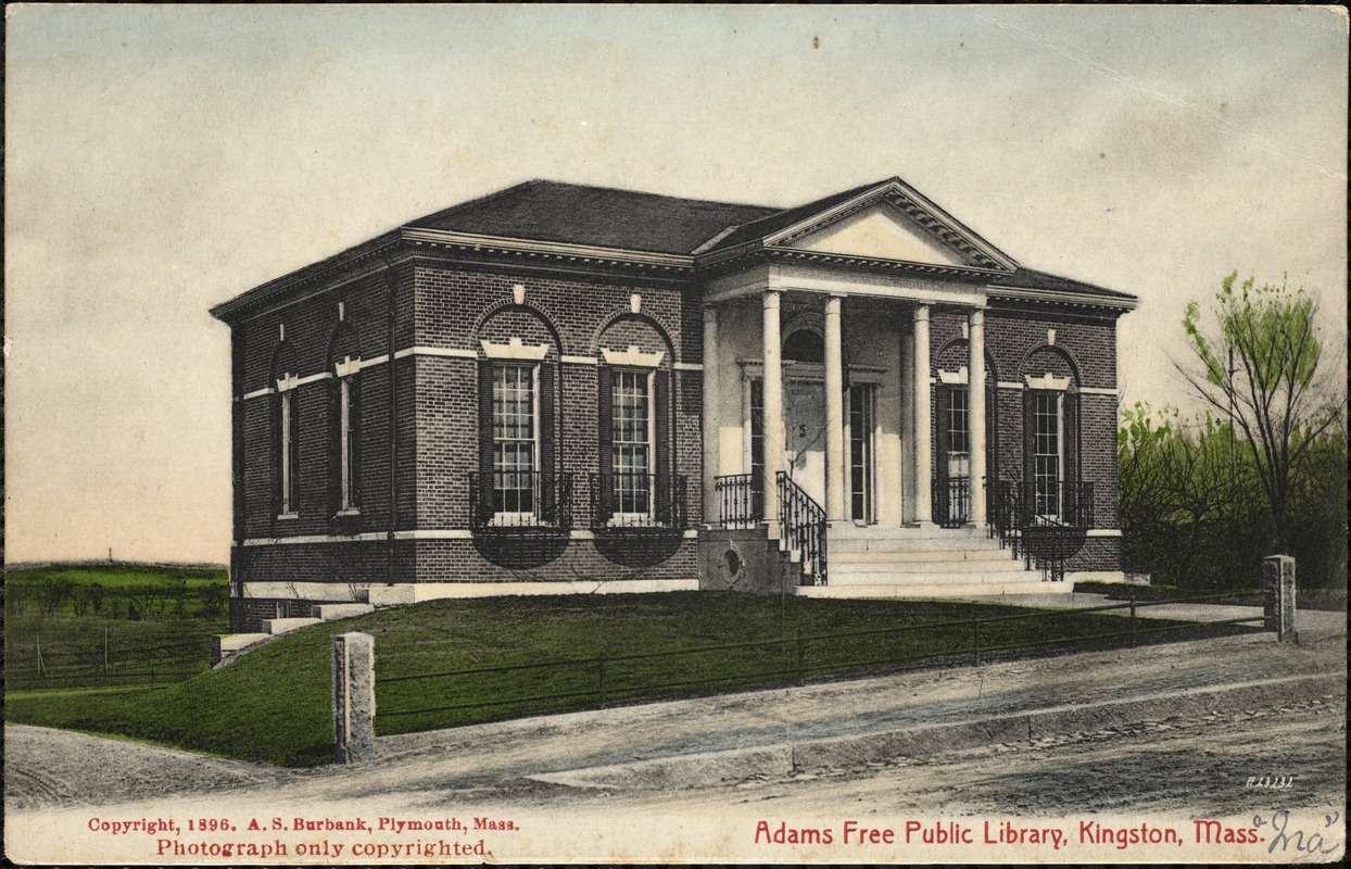 Adams Free Library, Kingston, Mass.