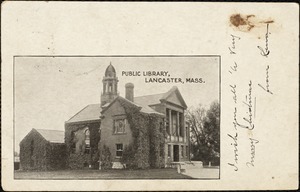 Public library, Lancaster, Mass.