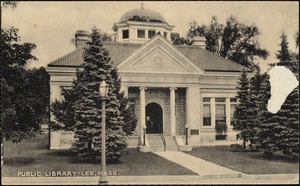 Public library, Lee, Mass.