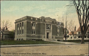 The public library, general view, Leominster, Mass.