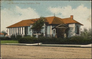 Cary Memorial Library, Lexington, Mass.