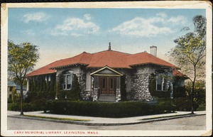 Cary Memorial Library, Lexington, Mass.