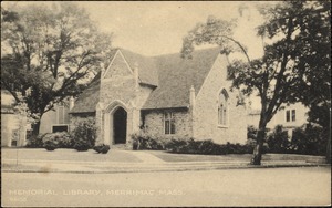 Memorial Library, Merrimac, Mass.