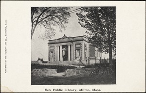 New public library, Milton, Mass.