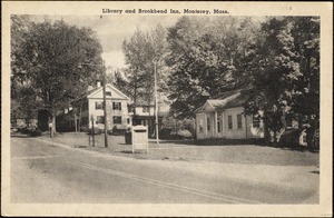 Library and Brookbend Inn, Monterey, Mass.