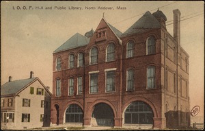 I. O. O. F. Hall and public library, North Andover, Mass.