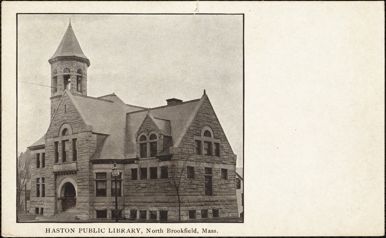 Haston Public Library, North Brookfield, Mass.