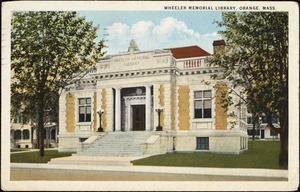 Wheeler Memorial Library, Orange, Mass.