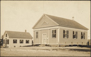 Town hall and public library, Pembroke, Mass.