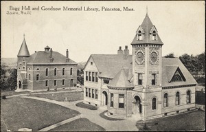 Bagg Hall and Goodnow Memorial Library, Princeton, Mass.