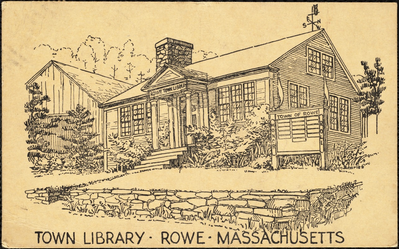 Town library, Rowe, Massachusetts