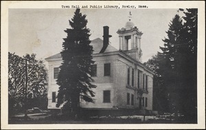 Town hall and public library, Rowley, Mass.