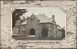 Hazen's Memorial Library, Shirley, Mass.