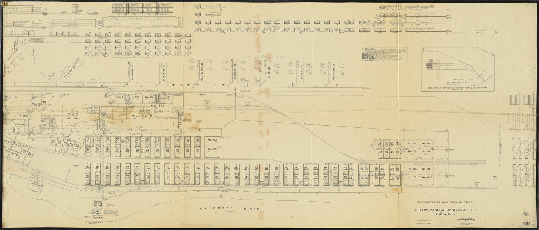 Ludlow Manufacturing & Sales Co., Ludlow, Mass. [insurance map]