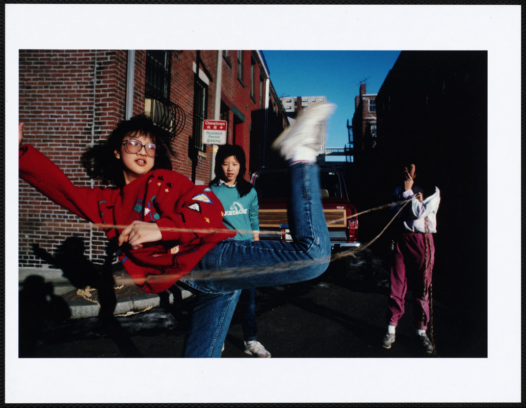 Chinese jump rope, Chinatown, Boston, MA