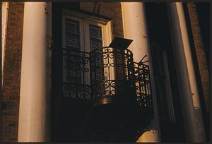 Ironwork balcony, Park Street Church, Boston