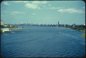 Boston from Cottage Farm Bridge