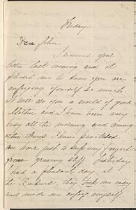 Letter from Mary W. Glover to John D. Long