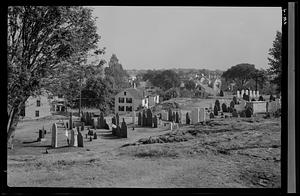 The old burial hill, Marblehead