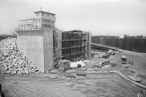 Hurricane Barrier construction, New Bedford