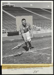 Bob Schwartzberg -- Maryland, Defense. Defensive ace of the Terrapins. First team All-America in 1959. Only Junior on last year's ALL team.