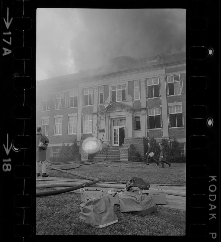 Amesbury High School fire