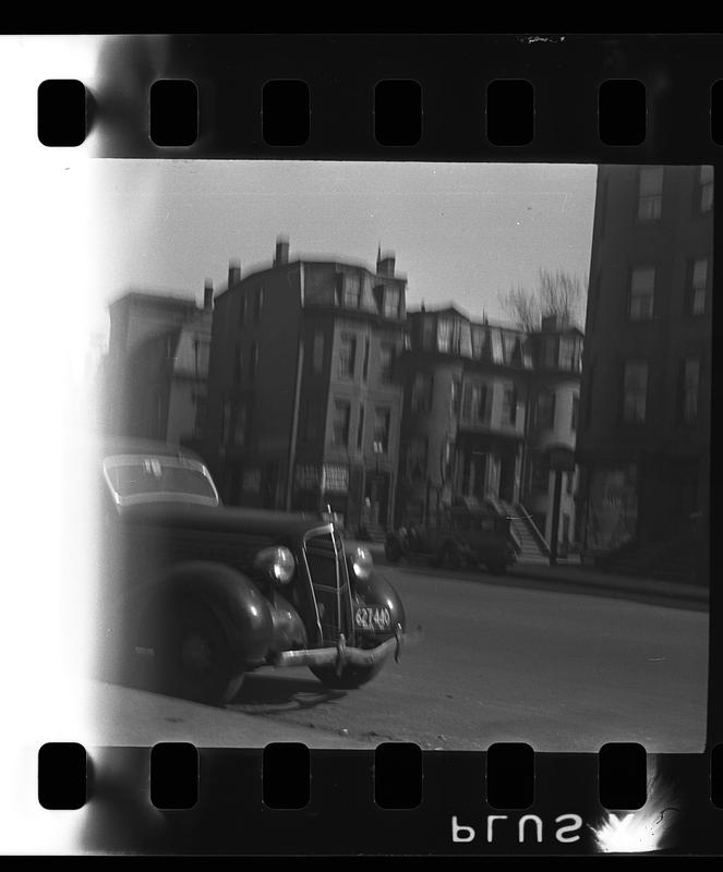 View across Columbus Avenue towards West Canton Street, Boston, Massachusetts