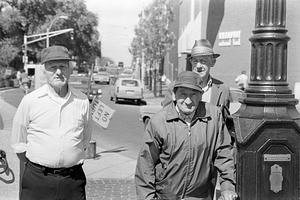 Three men in the square 2