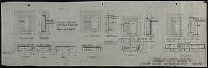 Three-quarter inch scale details of radiator recesses