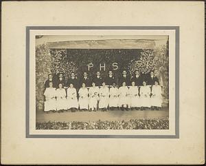 Pepperell High School, graduating class, 1914