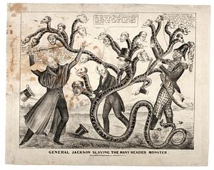 General Jackson, slaying the many headed monster