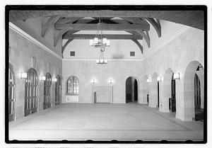 George Wright Clubhouse interior, Hyde Park, Boston