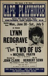 In person Lynn Redgrave in "The Two of Us" by Michael Frayn