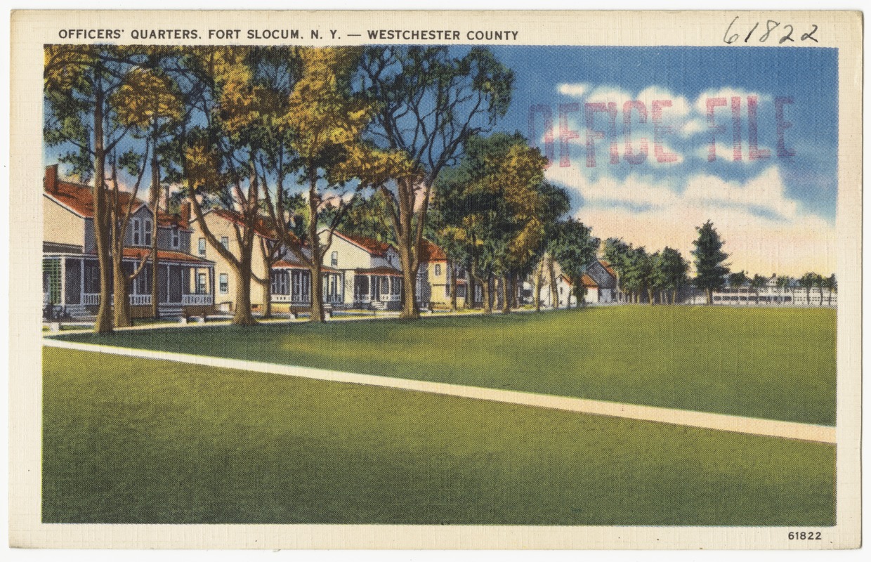 Officers' quarters, Fort Slocum, N. Y. -- Westchester County