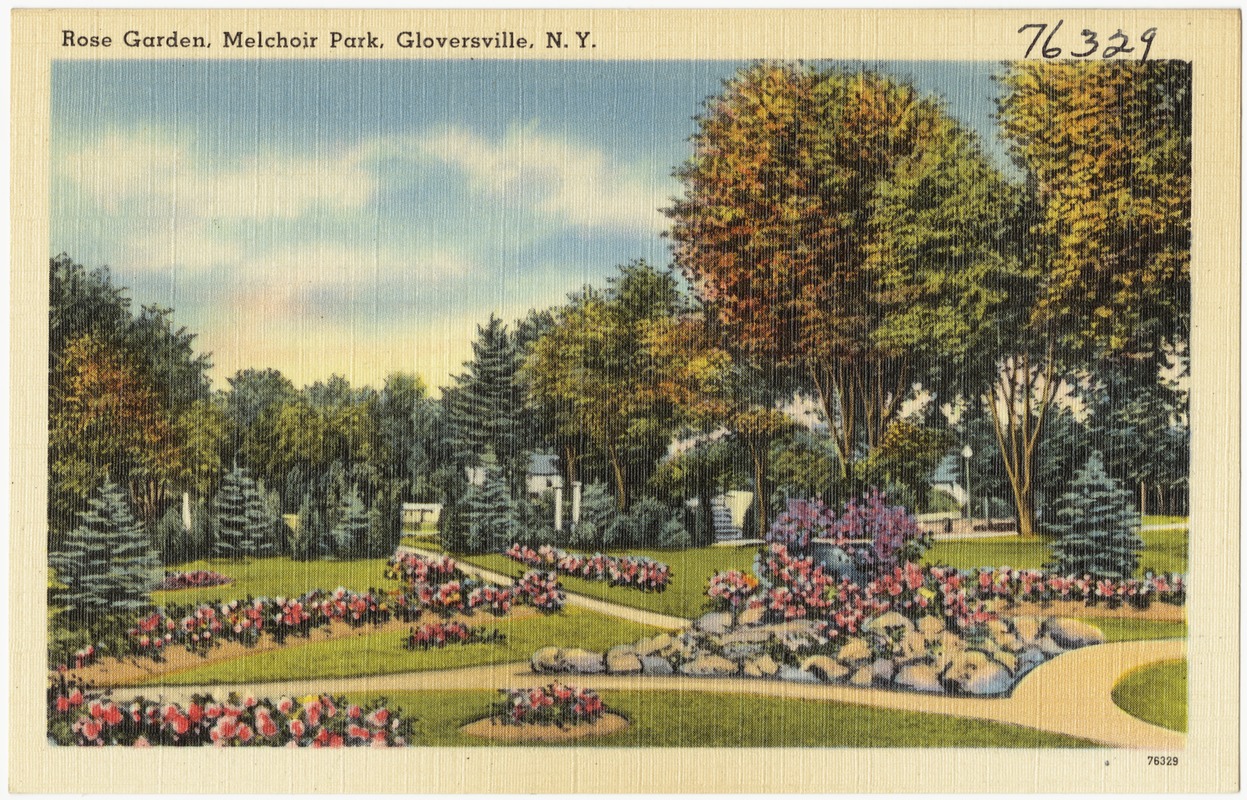 Rose garden, Melchoir Park, Gloversville, N. Y.