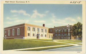 High school, Gouverneur, N. Y.