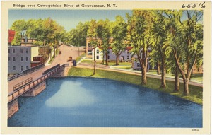 Bridge over Oswegatchie River at Gouverneur, N. Y.