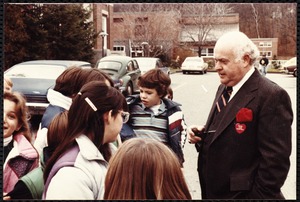 Ron Colbert's class visit 11/82