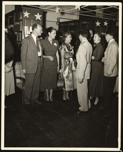 Student-faculty reception Sept. 1952
